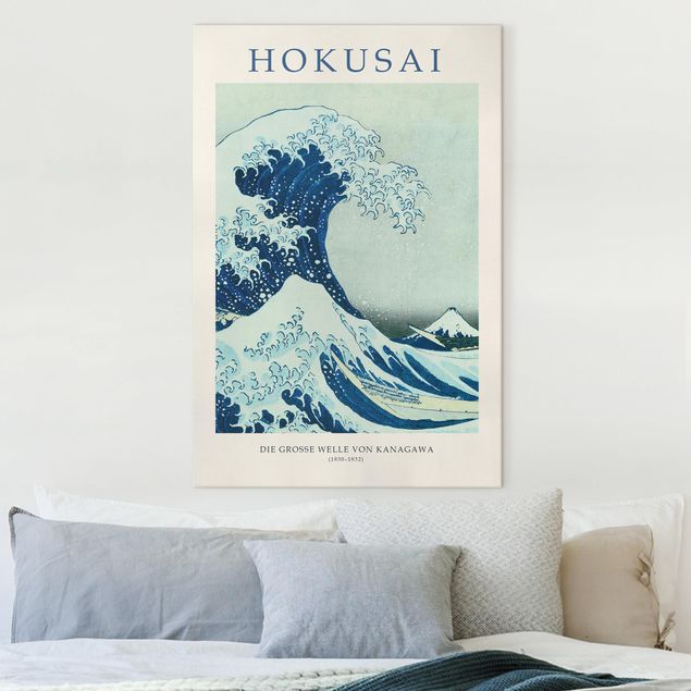 Hokusai Bilder Katsushika Hokusai - Die grosse Welle von Kanagawa - Museumsedition
