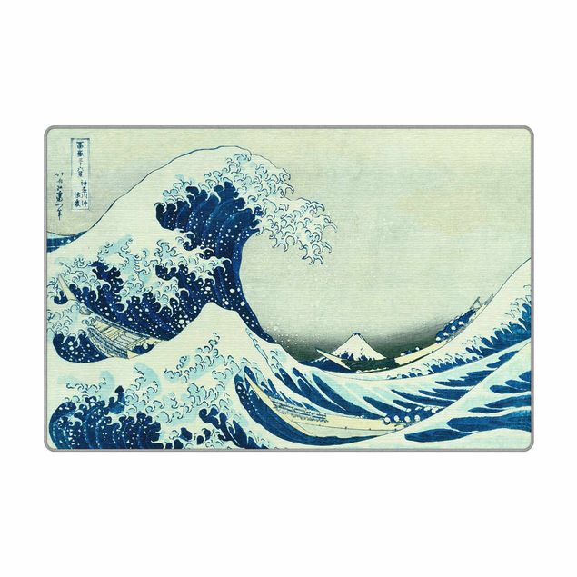 Teppich - Katsushika Hokusai - Die grosse Welle von Kanagawa
