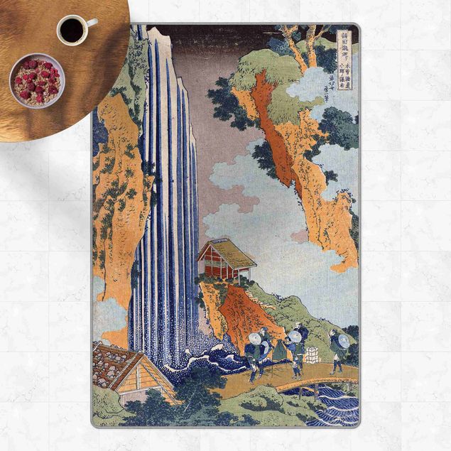 bunter Teppich Katsushika Hokusai - Ono Wasserfall