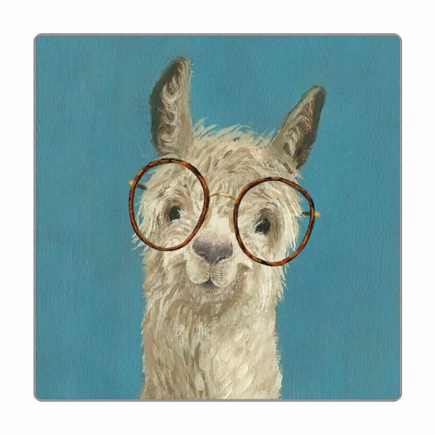 Teppich - Lama mit Brille I