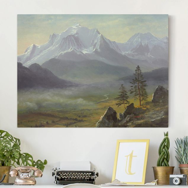Leinwandbilder Naturmotive Albert Bierstadt - Mont Blanc