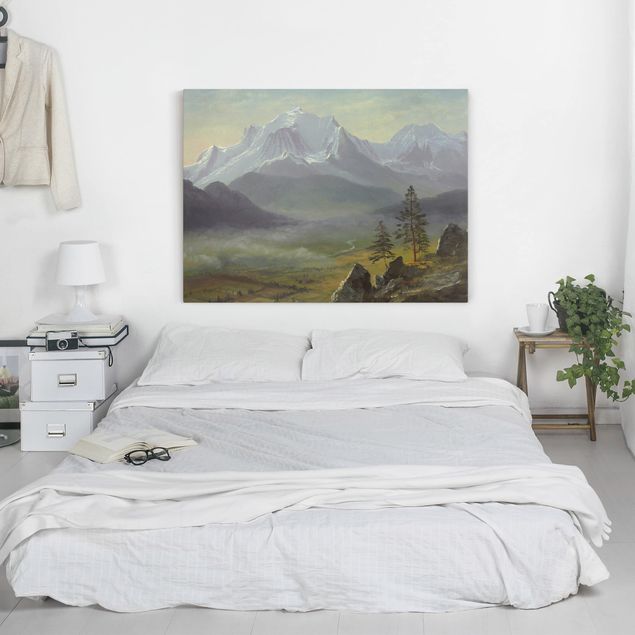 schöne Bilder Albert Bierstadt - Mont Blanc
