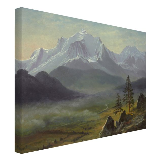schöne Leinwandbilder Albert Bierstadt - Mont Blanc