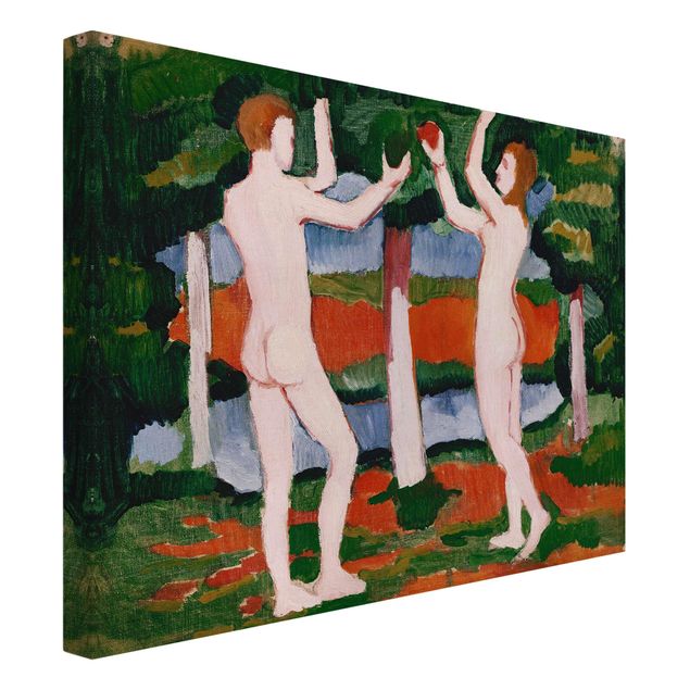 Wandbilder August Macke - Adam und Eva