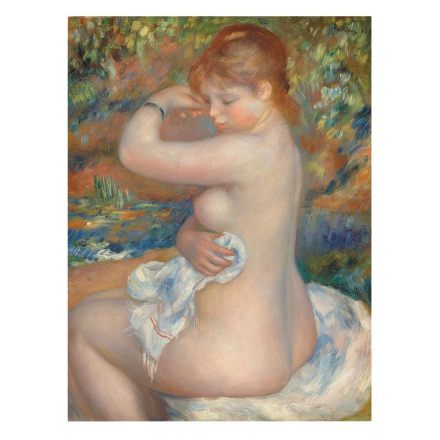 Leinwandbild - Auguste Renoir - Badende - Hoch 3:4