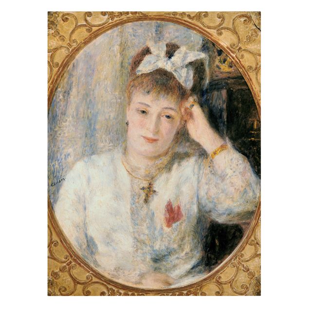 Leinwandbild - Auguste Renoir - Bildnis der Marie Murer - Hoch 3:4