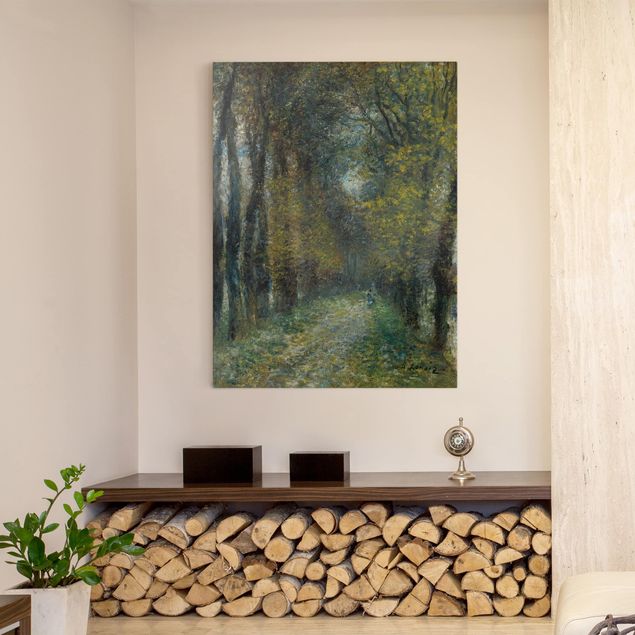 Leinwandbild Wald Auguste Renoir - Die Allee
