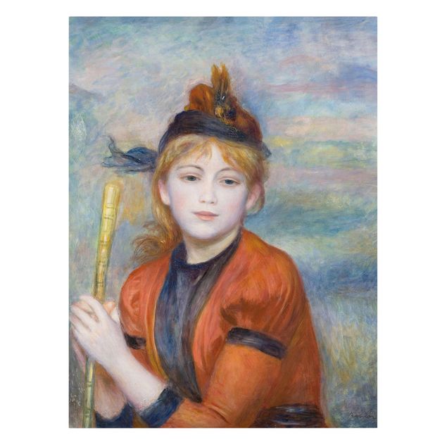Leinwandbild - Auguste Renoir - Die Spaziergängerin - Hoch 3:4