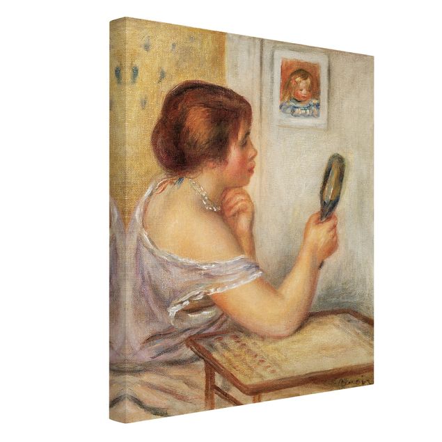 Leinwandbilder kaufen Auguste Renoir - Gabrielle mit Spiegel