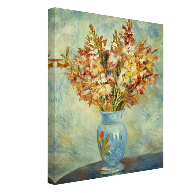 Wandbilder Auguste Renoir - Gladiolen in Vase