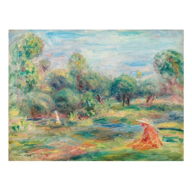 Wandbilder Auguste Renoir - Landschaft bei Cagnes