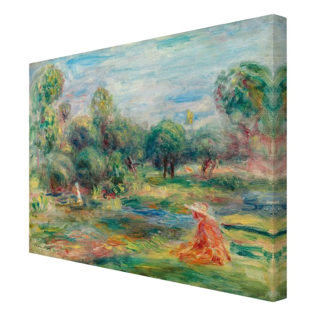 Leinwandbilder kaufen Auguste Renoir - Landschaft bei Cagnes