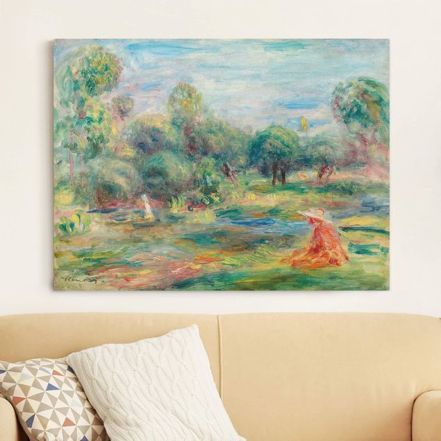 Impressionismus Bilder Auguste Renoir - Landschaft bei Cagnes