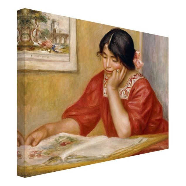 schöne Leinwandbilder Auguste Renoir - Leontine beim Lesen