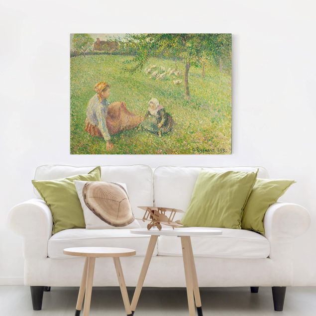 schöne Bilder Camille Pissarro - Gänsehirtin