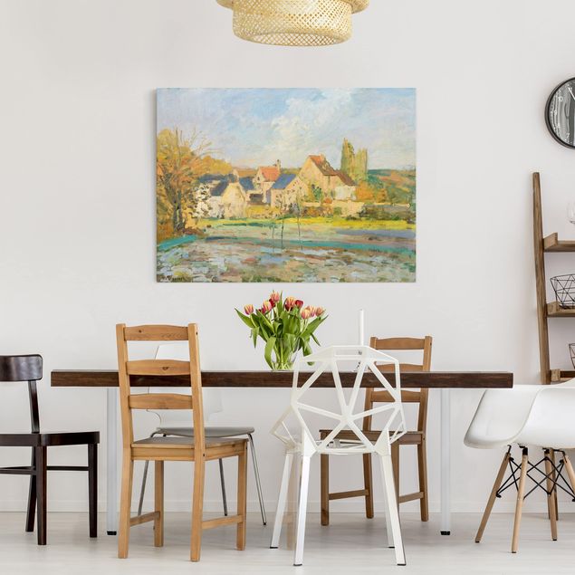 Skyline Leinwand Camille Pissarro - Landschaft bei Pontoise