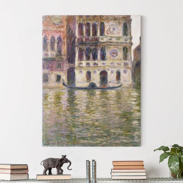 Leinwandbild mit Spruch Claude Monet - Palazzo Dario