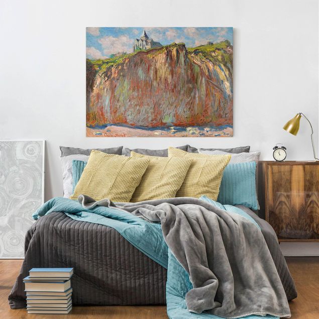 Leinwandbilder Berge Claude Monet - Varengeville Morgenlicht