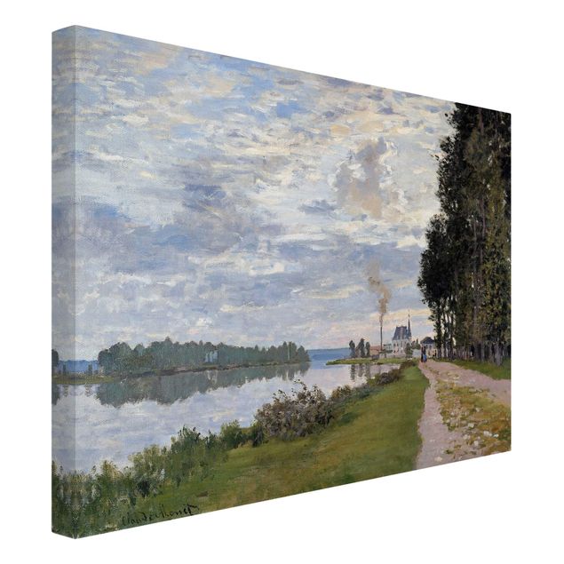 schöne Leinwandbilder Claude Monet - Ufer Argenteuil