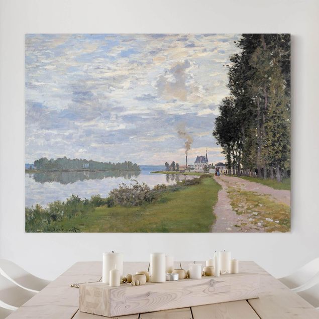 Leinwandbilder Naturmotive Claude Monet - Ufer Argenteuil