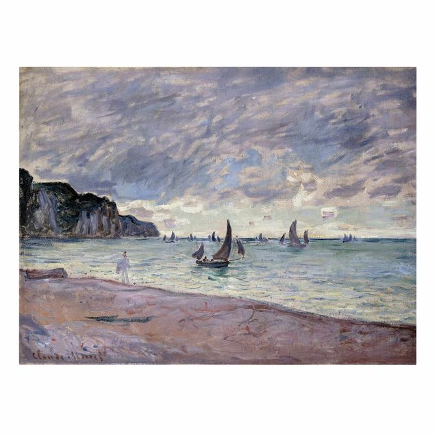 Leinwandbilder kaufen Claude Monet - Küste von Pourville