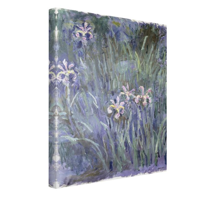 schöne Leinwandbilder Claude Monet - Schwertlilien