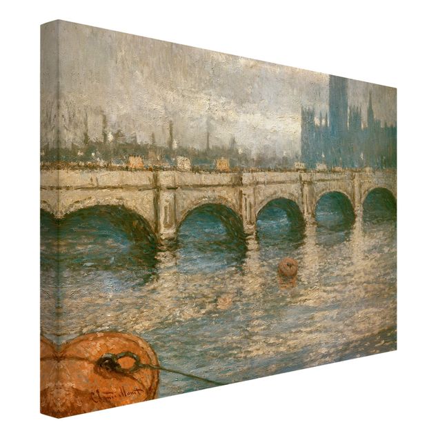 Leinwandbilder kaufen Claude Monet - Themsebrücke