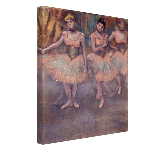 Leinwandbilder Edgar Degas - Tänzerinnen vor Exercice