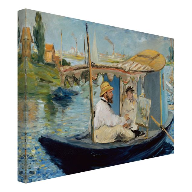 schöne Leinwandbilder Edouard Manet - Die Barke