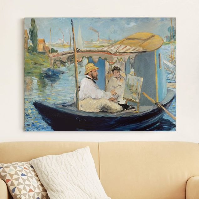 Impressionistische Gemälde Edouard Manet - Die Barke