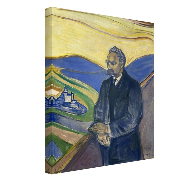 Bilder Edvard Munch - Porträt Nietzsche