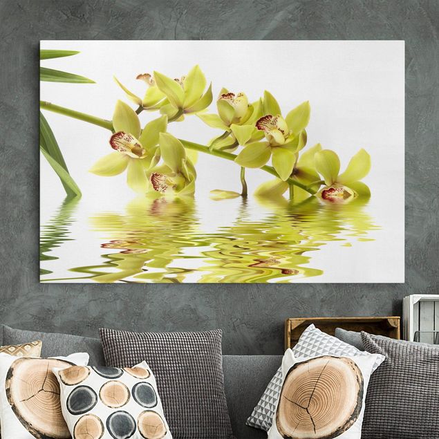 Leinwandbild - Elegant Orchid Waters - Quer 3:2