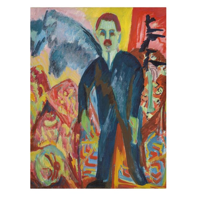 Leinwandbilder kaufen Ernst Ludwig Kirchner - Der Krankenwärter
