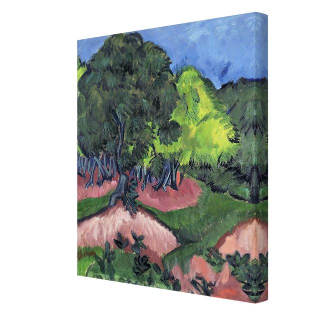Bilder Ernst Ludwig Kirchner - Landschaft mit Kastanienbaum