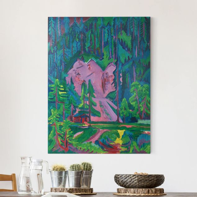 Expressionismus Bilder Ernst Ludwig Kirchner - Steinbruch bei Wildboden