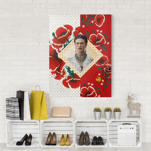 Wandbilder Frida Kahlo - Mohnblüten
