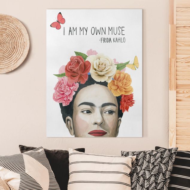 Leinwandbilder modern Fridas Gedanken - Muse