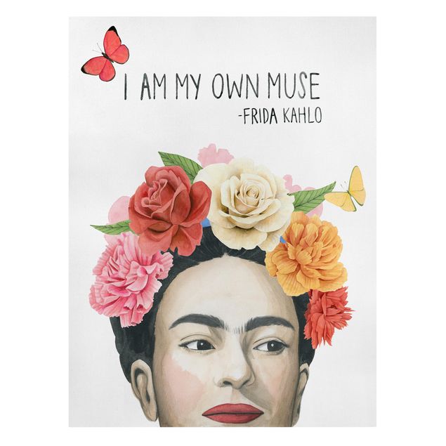 Leinwandbilder Fridas Gedanken - Muse