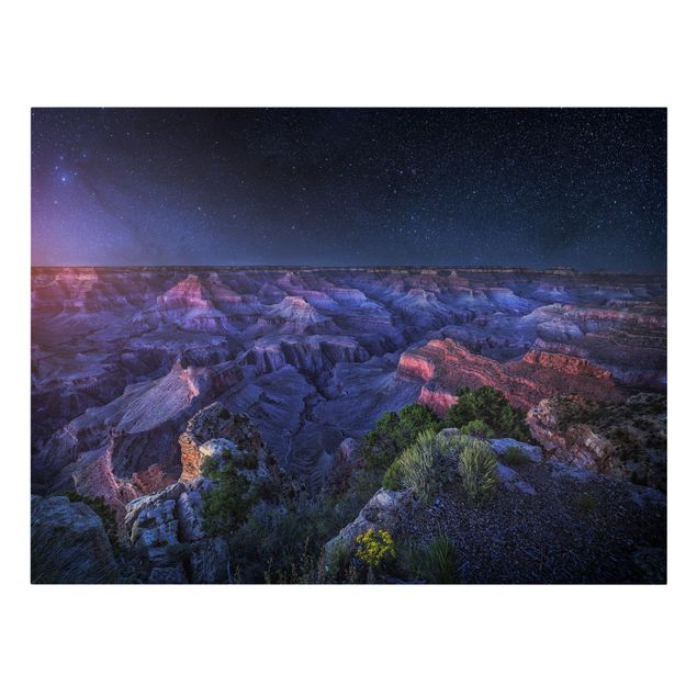 Leinwandbild - Grand Canyon Night - Quer 4:3
