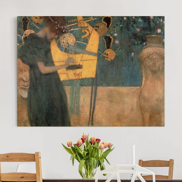 Jugendstil Gemälde Gustav Klimt - Die Musik