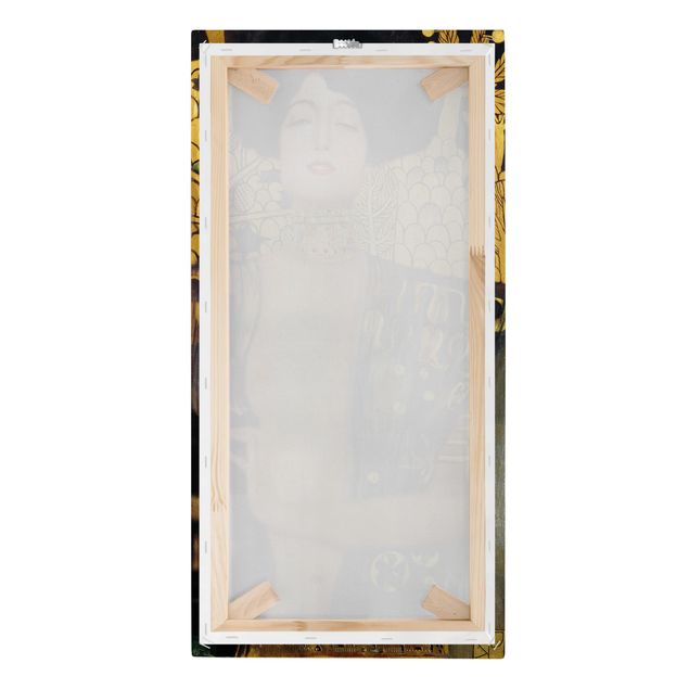 Leinwandbild Gustav Klimt - Kunstdruck Judith I - Hoch 1:2 - Jugendstil