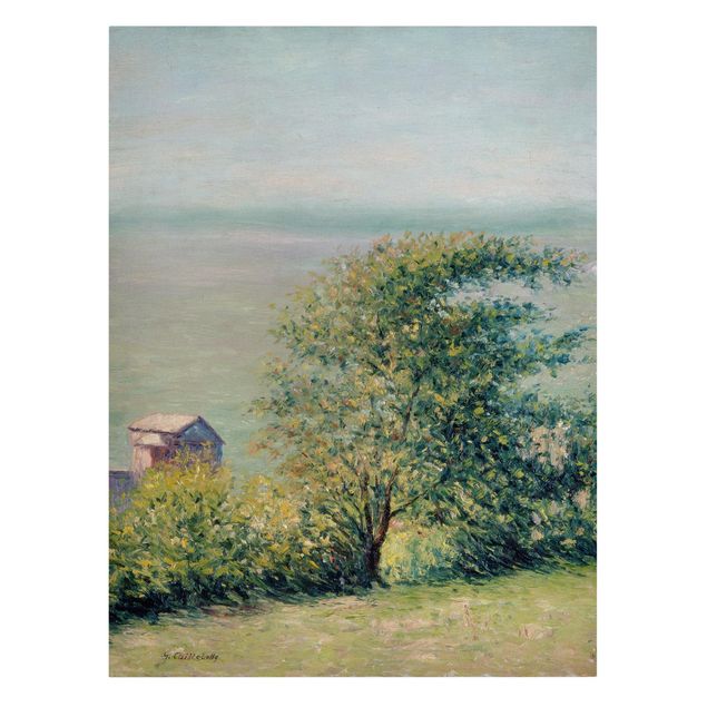 Leinwandbild - Gustave Caillebotte - Am Meer bei Villerville - Hoch 3:4