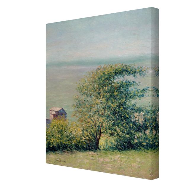 Leinwandbild - Gustave Caillebotte - Am Meer bei Villerville - Hoch 3:4