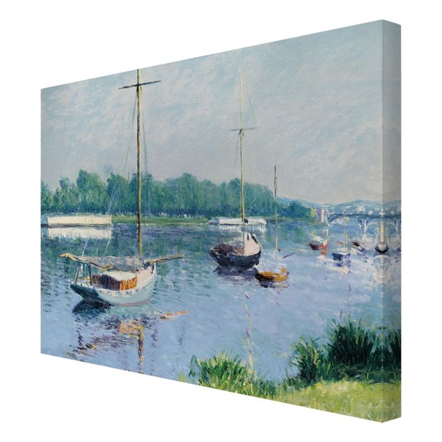 Leinwandbild - Gustave Caillebotte - Das Becken von Argenteuil - Quer 4:3