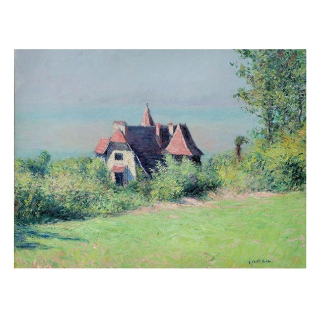 Leinwandbild - Gustave Caillebotte - Eine Villa in Trouville - Quer 4:3