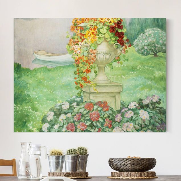 Leinwandbilder Blumen Henri Lebasque - Der Garten