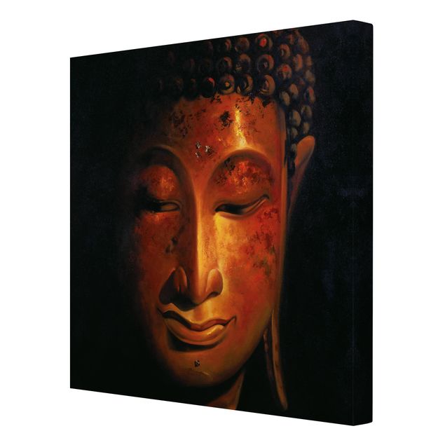 Leinwandbild - Madras Buddha - Quadrat 1:1