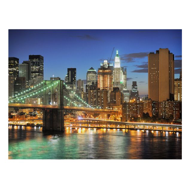 Leinwandbild - Manhattan Panorama - Quer 4:3