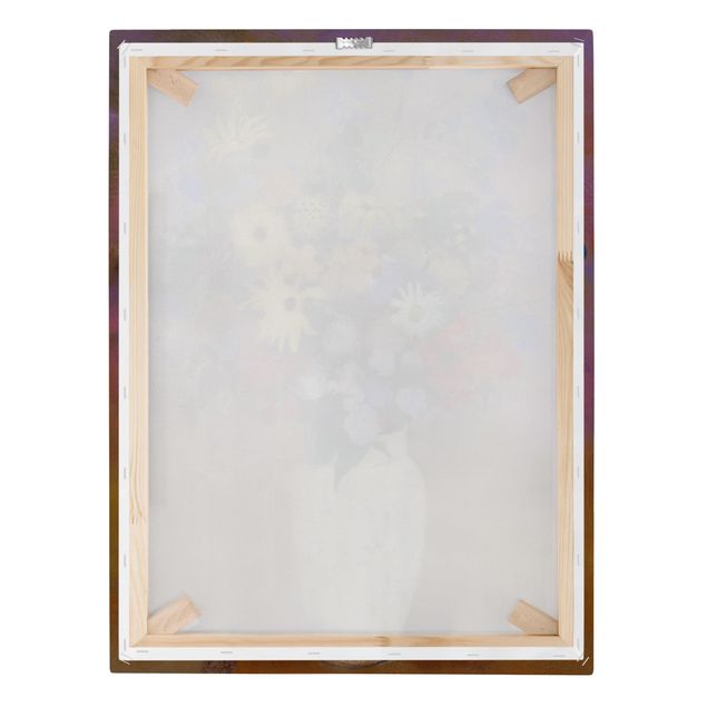 Leinwandbild - Odilon Redon - Blumen in einer Vase - Hoch 3:4