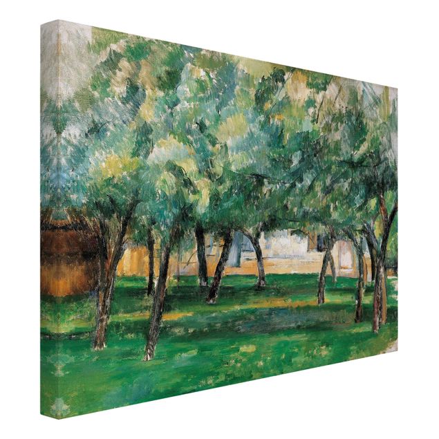 Leinwandbild - Paul Cézanne - Gehöft in der Normandie - Quer 4:3